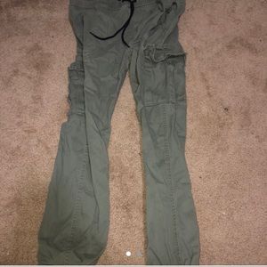 Hollister green joggers